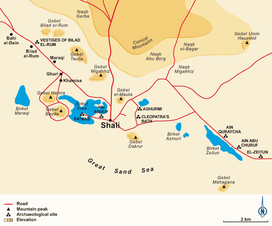map of libyan desert. Siwa oasis Map Of Egypt,